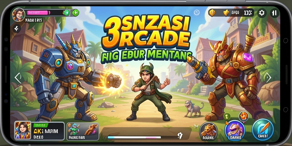 Tampilan gameplay seru dari 33ZK dengan tantangan yang menarik.