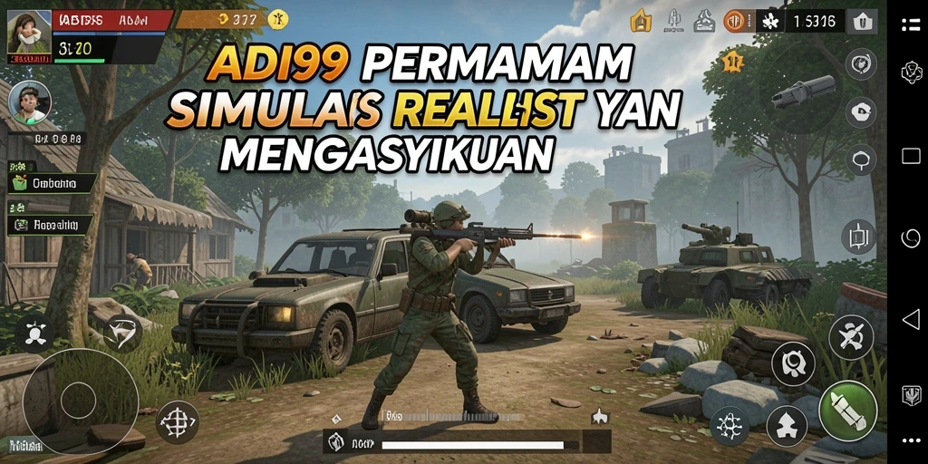 Tampilan screenshot ADI99 yang menampilkan aksi gameplay yang mendebarkan.