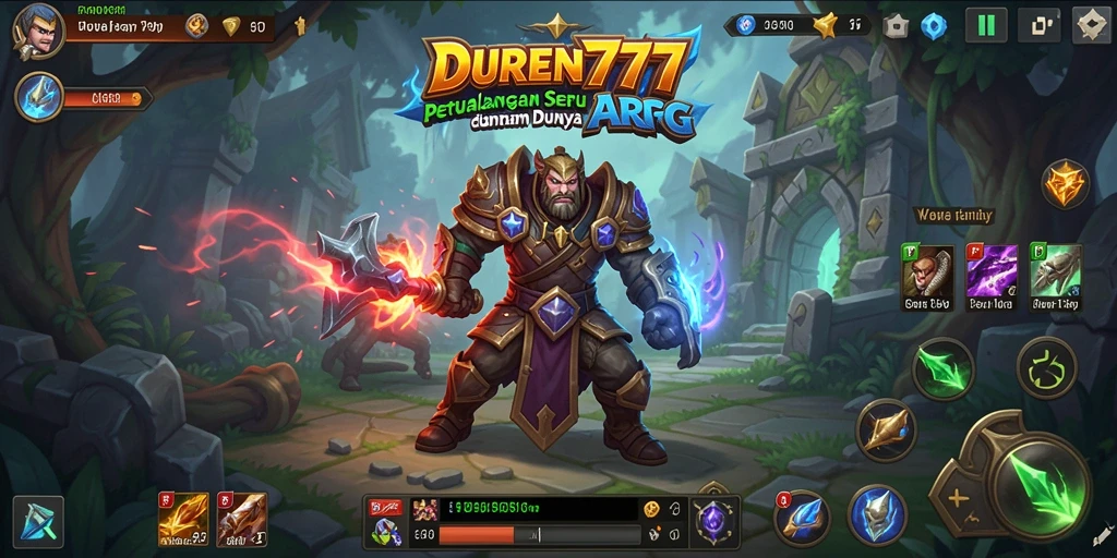 Tampilan menarik dari gameplay ARPG DUREN777 yang penuh aksi.