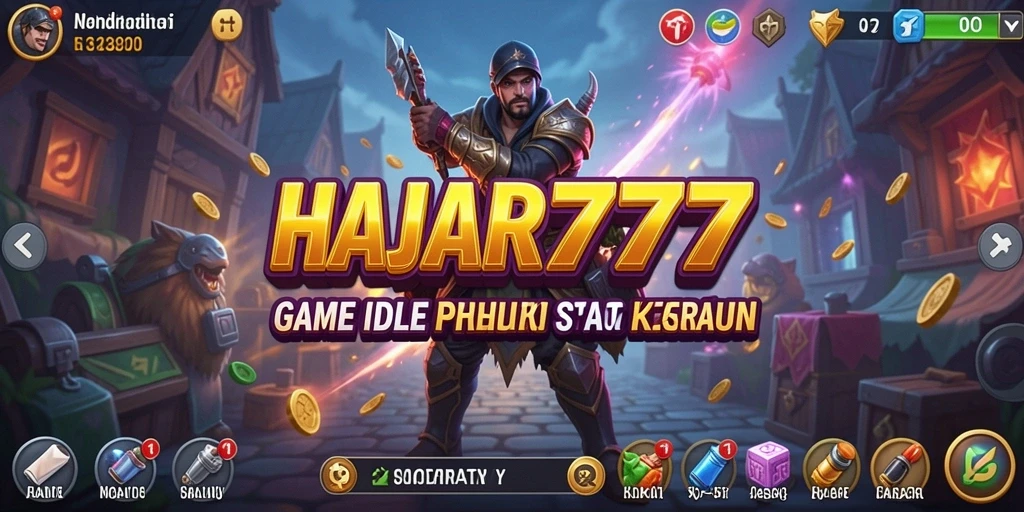 Tampilan gameplay <strong>HAJAR777</strong> yang memikat dan penuh warna.