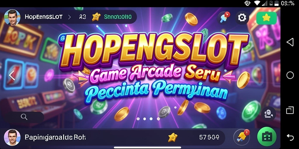 Tampilan gameplay HOPENGSLOT yang seru dan penuh warna.