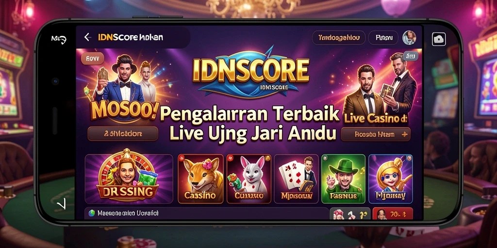 Tampilan gameplay Live Casino yang mengasyikkan dan interaktif.