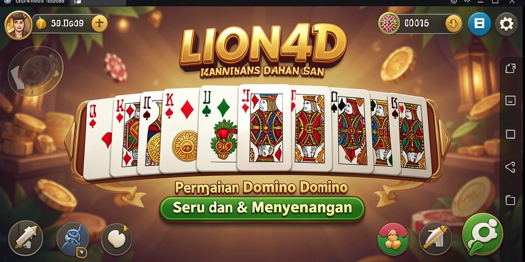 Tampilan utama gameplay LION4D yang seru dan interaktif.