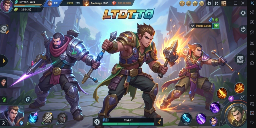 Gameplay seru di LTDTOTO dengan pertarungan tim yang intens.
