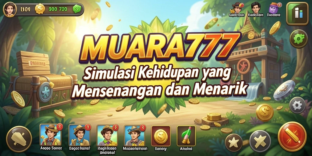 Tampilan gameplay simulasi yang menarik di MUARA777.