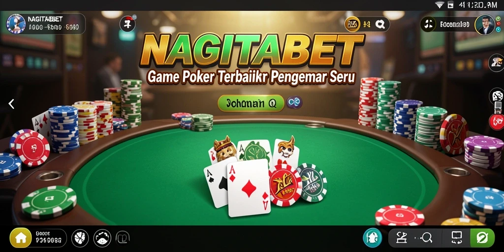 Gameplay seru di NAGITABET dengan pemain Poker yang kompetitif.