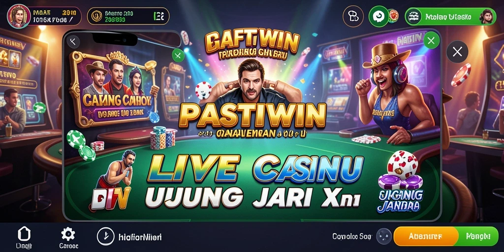 Gameplay Live Casino yang mendebarkan di PASTIWIN dengan dealer langsung.
