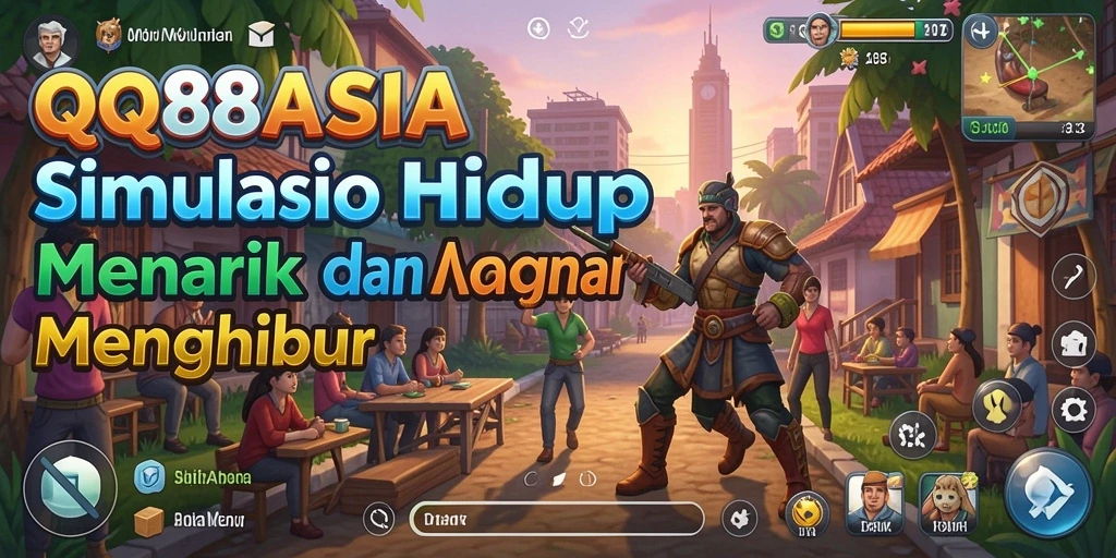 Tampilan gameplay menarik di QQ88ASIA dengan grafis yang memukau.