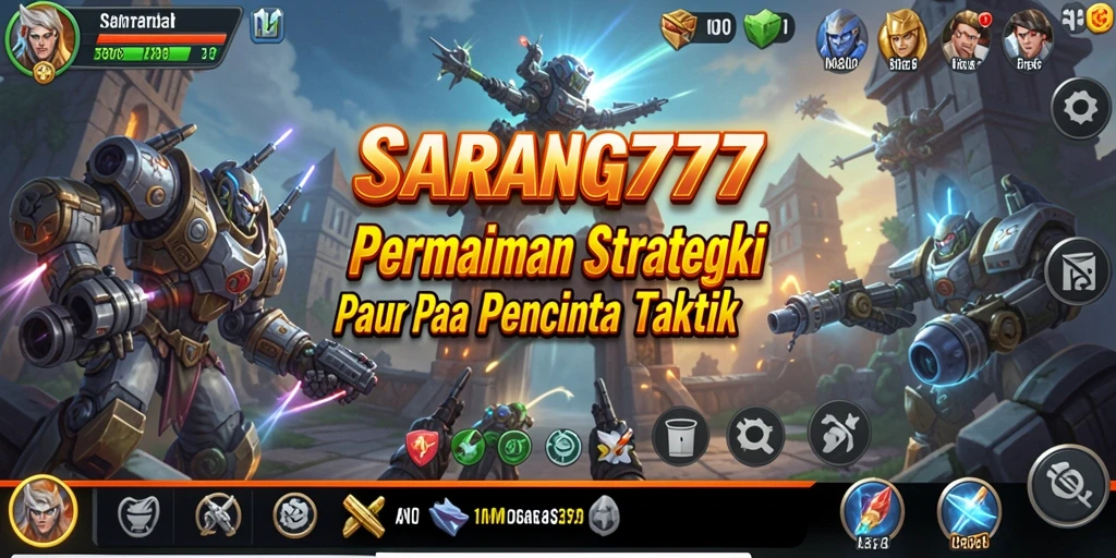 Tangkapan layar menunjukkan pertempuran strategi yang intens dan mendebarkan.