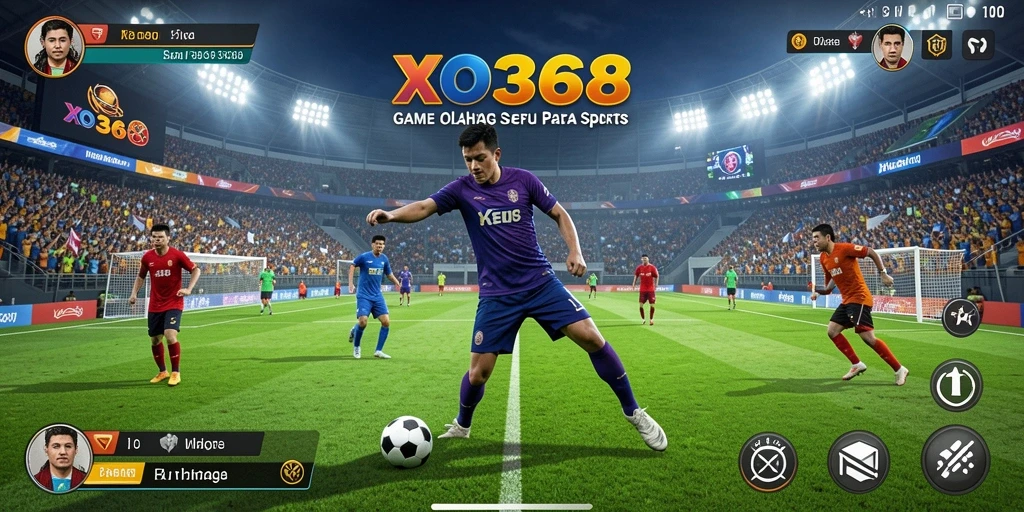 Tampilan menarik gameplay <strong>XO368</strong> menampilkan aksi olahraga yang intens.