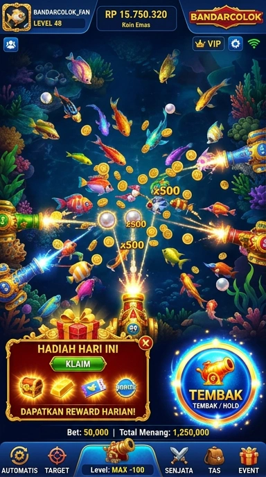 Tampilan utama aplikasi bandarcolok dengan fitur menarik.