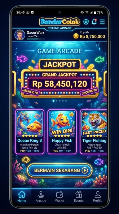 Proses unduh yang mudah di aplikasi bandarcolok.